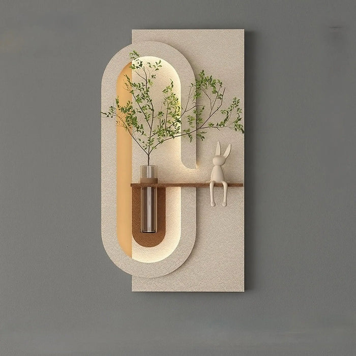 Luxury Handmade Sandstone Wall Panel with LED Light