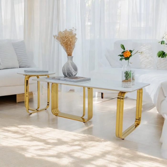Minimalist style coffee table set