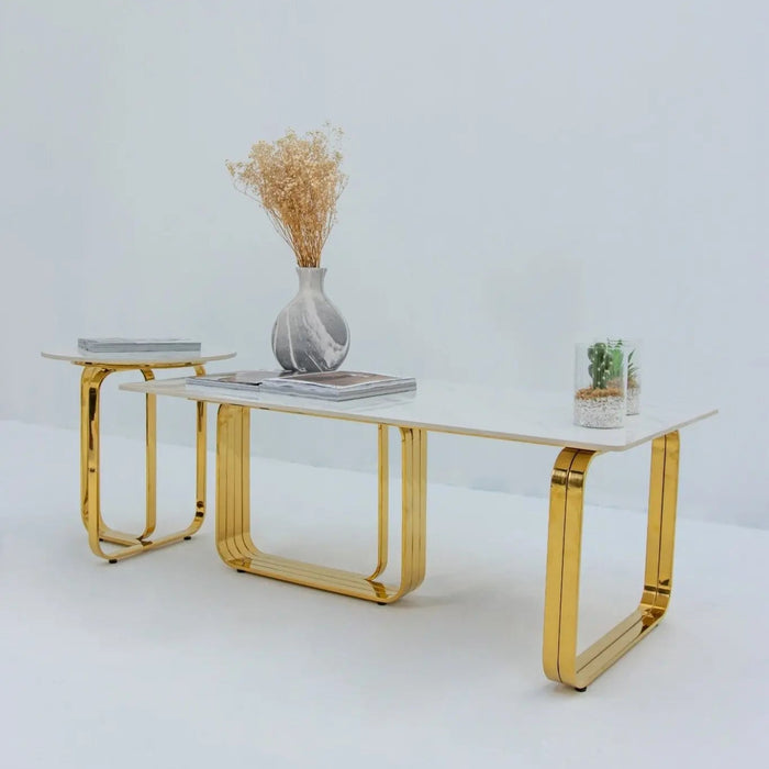 Minimalist style coffee table set