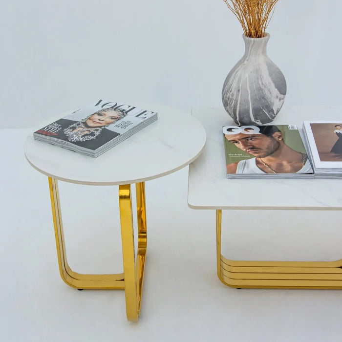 Minimalist style coffee table set