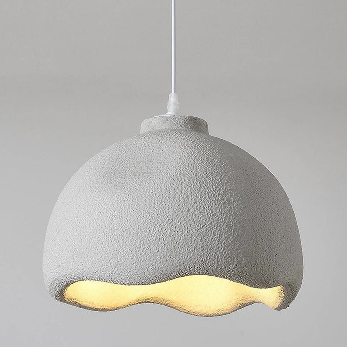 Modern Grey Sculptural Pendant Light – Minimalist Elegance