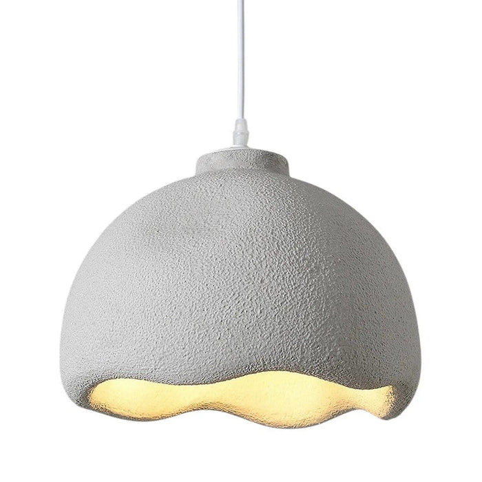 Modern Grey Sculptural Pendant Light – Minimalist Elegance