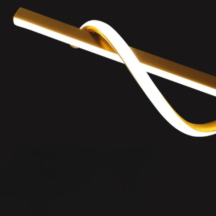 modern stylish gold LED pendant dining lamp