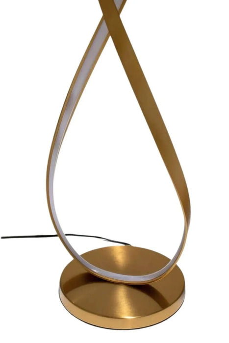 Modern Twist LED Floor Lamp – Artistic Illumination for Contemporary Spaces