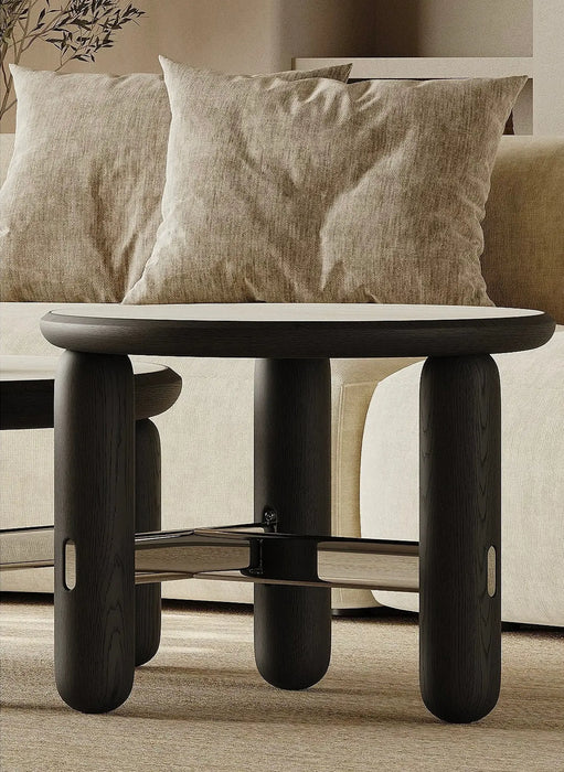 Nero Travertine Duo Coffee Table Set