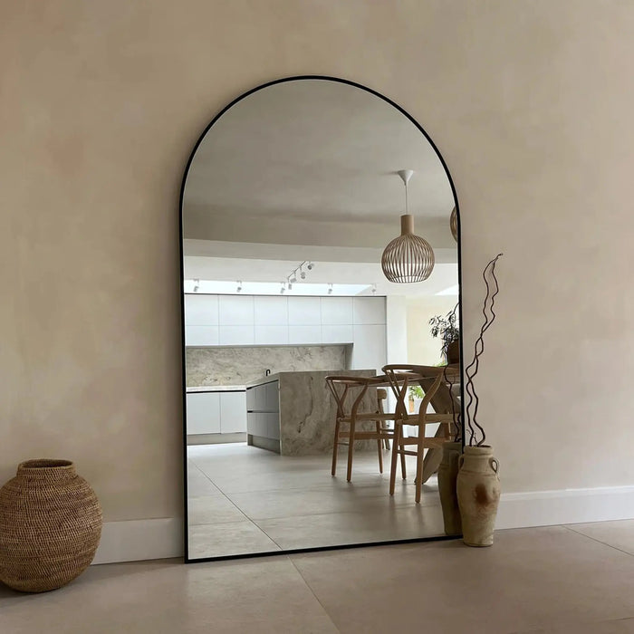 Over size aluminum Arch Mirror (3 sizes)
