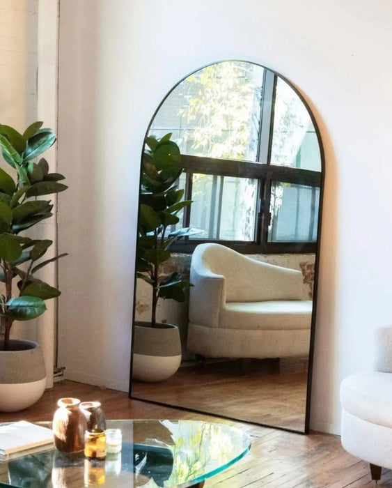 Over size aluminum Arch Mirror (3 sizes)