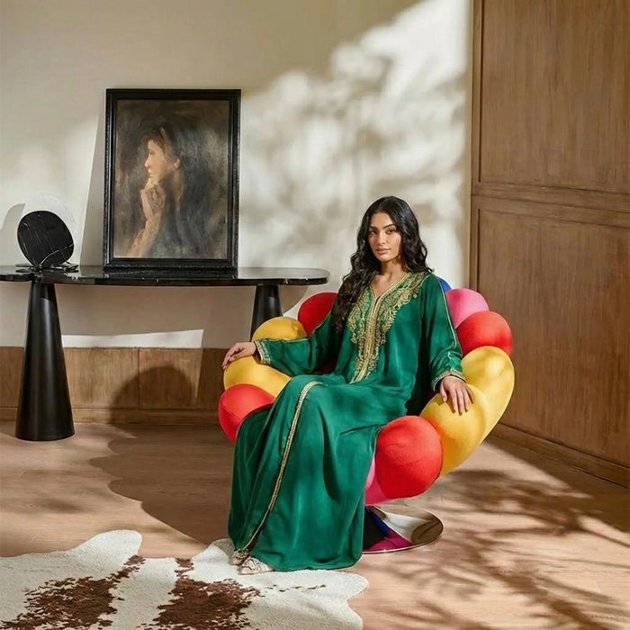 Prisma Swivel Accent Chair — Multicolor Sculptural Lounge Seat
