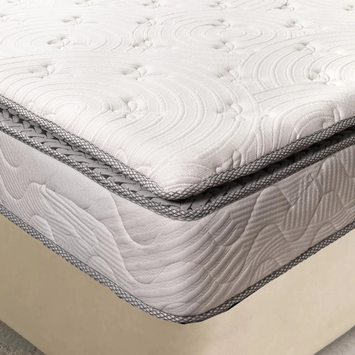 Kurlon Executive Pocket Spring Mattress, Medium Firm Feel, Adaptive Pocket Springs, Soft Foam Top, Spinal Alignment Support, Motion-Free Sleep, 5-Year Warranty Sheela Foam