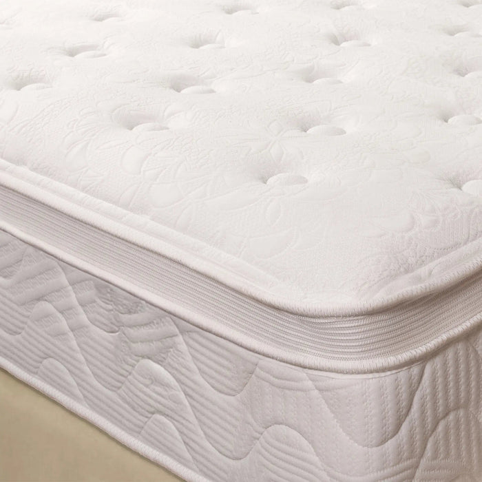 Kurlon Spring Rest Premium| Zoned Pocket Spring Mattress for Posture Alignment | Memory Foam Medium Firm Comfort | Natural Latex |HR Foam | Motion Isolation Sheela Foam