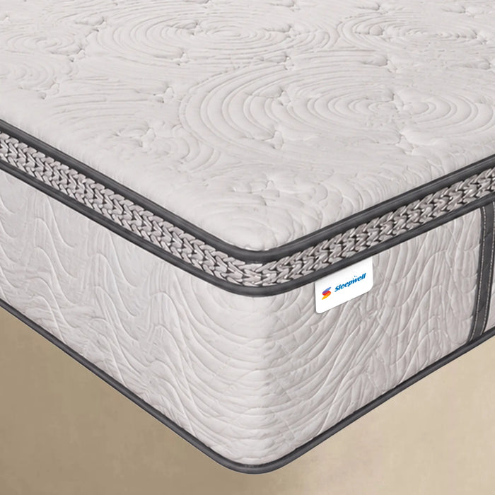 Sleepwell Executive Pocket Spring Mattress, Medium Firm, Plush Comfort, Spinal Support, Zero Partner Disturbance, Durable Foam, Premium Quality, 5-Years Warranty