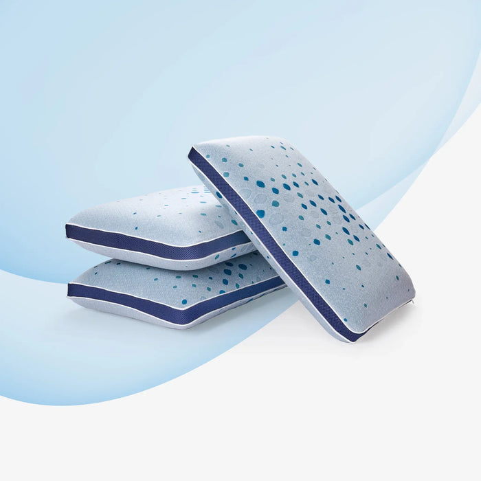Sleepwell Latex Plus Curve Regular Pillow | Advanced Neck & Head Support for Pressure Relief | Premium Cotton Knit Fabric & Elite Latex Foam | Airvent Cooling | Neem Fresche Hygiene Protection