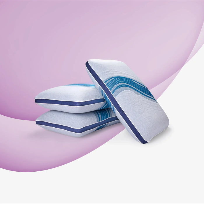 Sleepwell Regular Nexa Curves Pillow | Pro Nexa® Recovery Foam | Ergonomic Neck Support Pillow for Pressure Relief | Breathable Comfort | Spine Alignment | Ultra Soft Cotton Fabric | Water Repellent