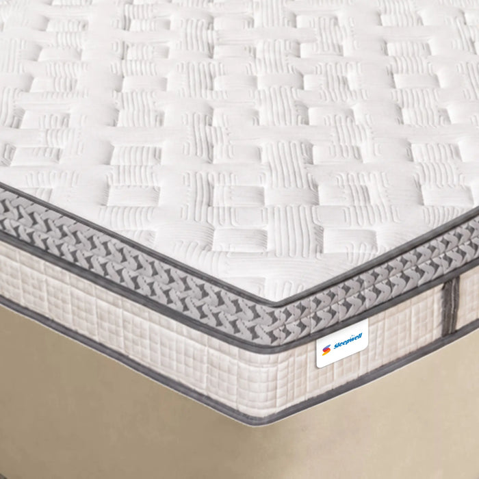 Sleepwell Ortho Pro Profiled Memory Foam | Orthopedic Matress with Acuprofile Zoning | Airvent Gel Cooling | Medium Firm Support | Neem Fresche Protection