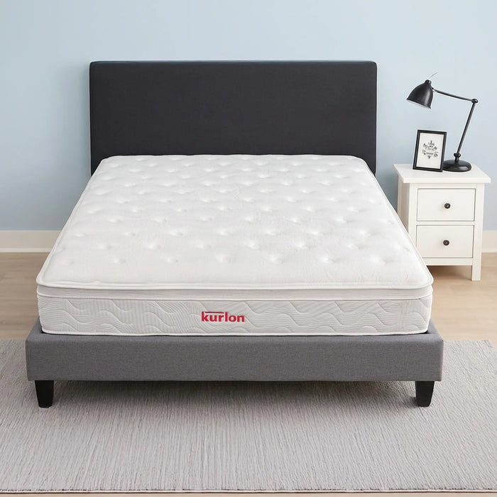 Kurlon Spring Rest Premium| Zoned Pocket Spring Mattress for Posture Alignment | Memory Foam Medium Firm Comfort | Natural Latex |HR Foam | Motion Isolation