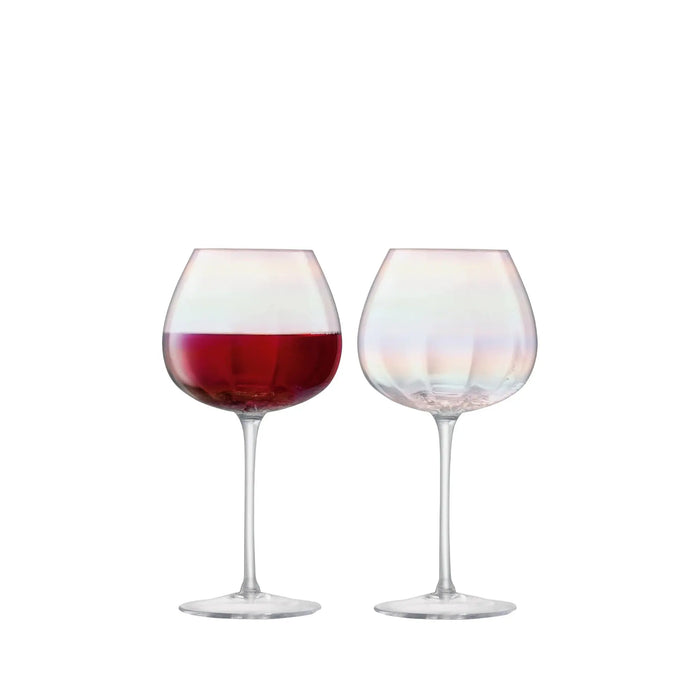pearl red wine glass 460ml mother of pearl x 4