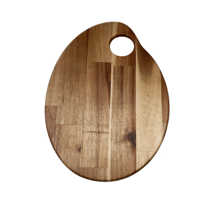 Acacia Wood Cutting Board Egg