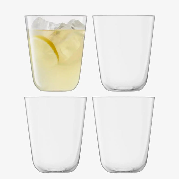 Arc Tumbler 380ml clear x 4