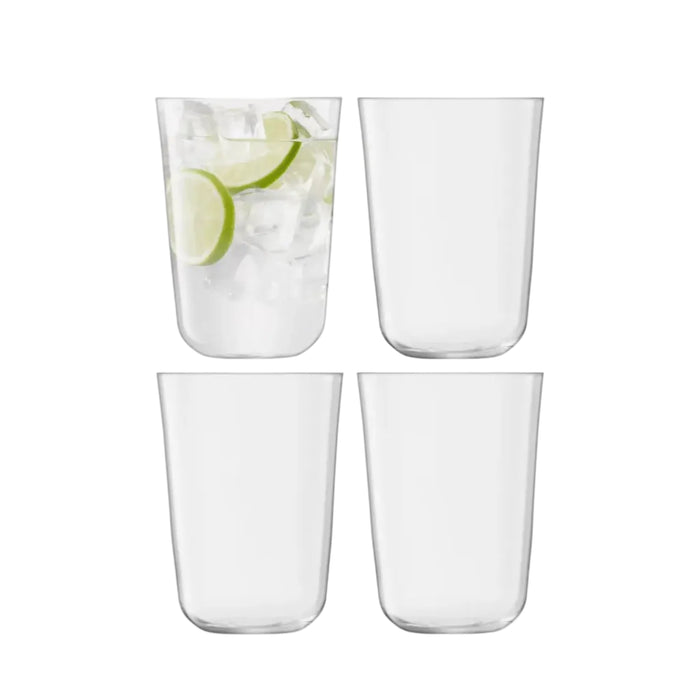 Arc Tumbler 550ml clear x 4