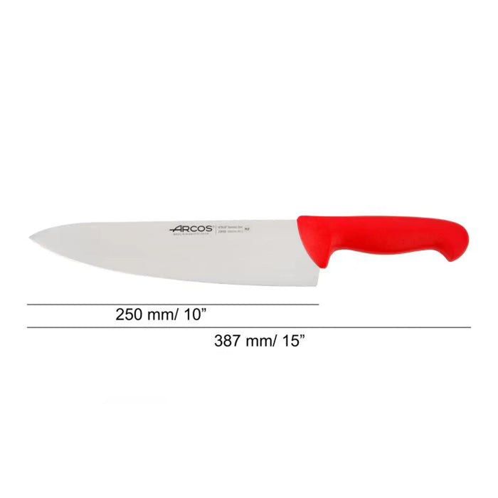 Arcos Chef's Knife 10" 250mm - Red
