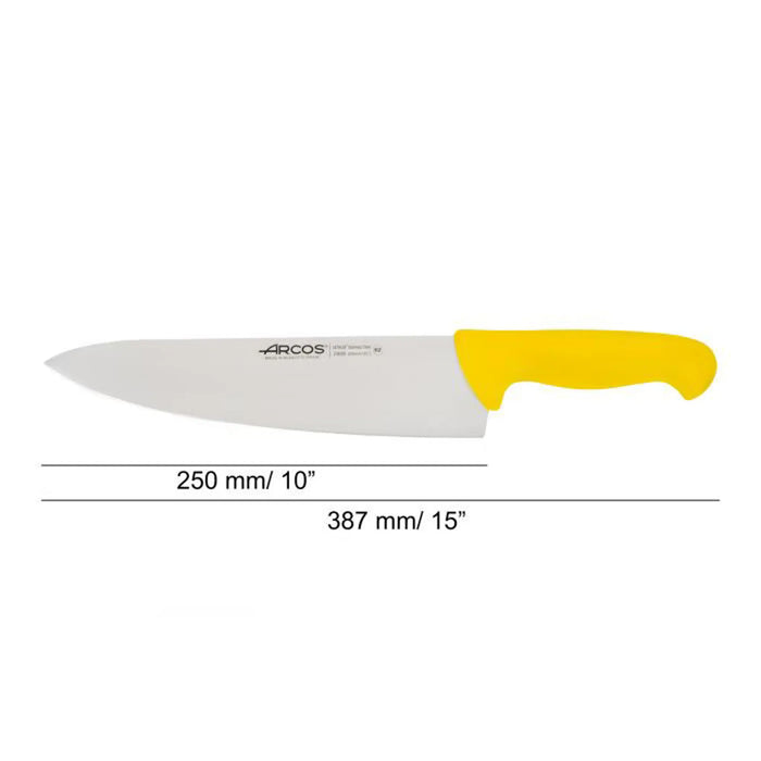 Arcos Chef's Knife 10" 250mm - Yellow