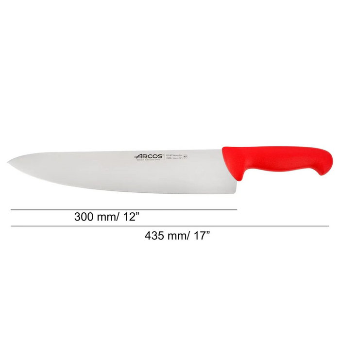 Arcos Chef's Knife 12" 300mm - Red