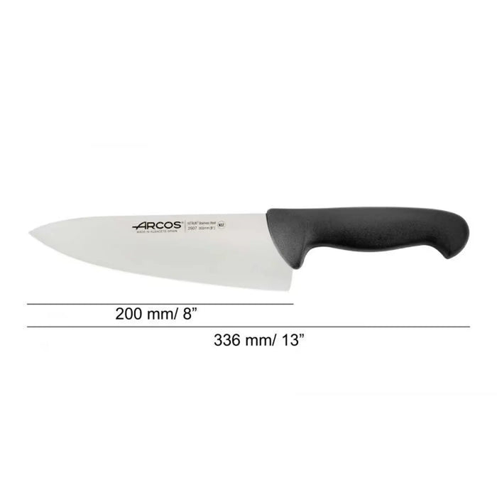 Arcos Chef's Knife 8" 200mm - Black