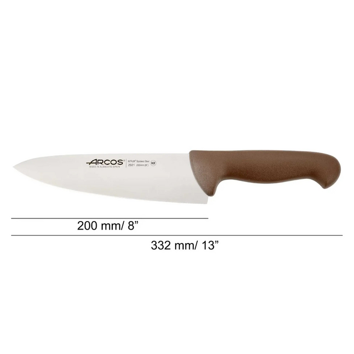 Arcos Chef's Knife 8" 200mm - Brown