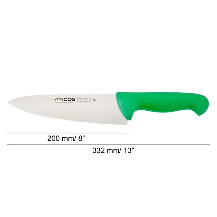Arcos Chef's Knife 8" 200mm - Green