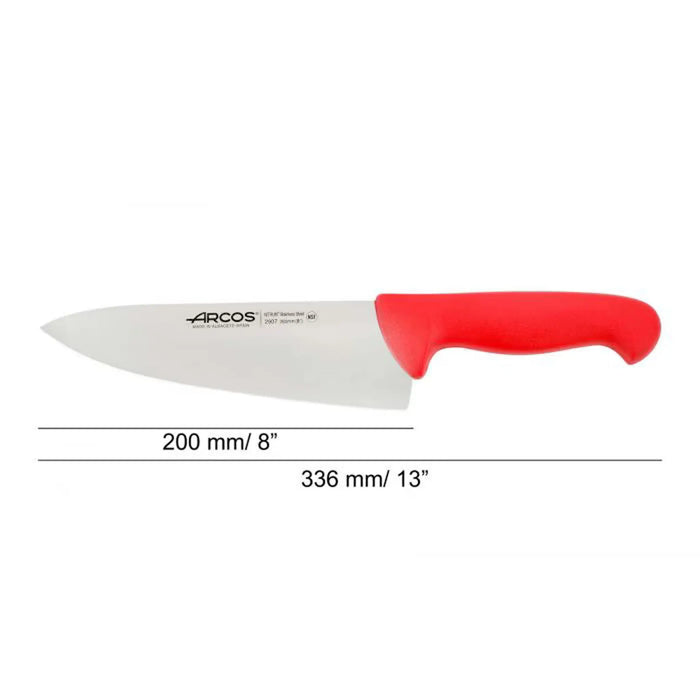 Arcos Chef's Knife 8" 200mm - Red