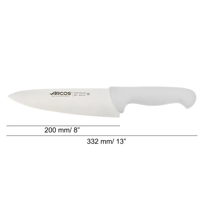 Arcos Chef's Knife 8" 200mm - White
