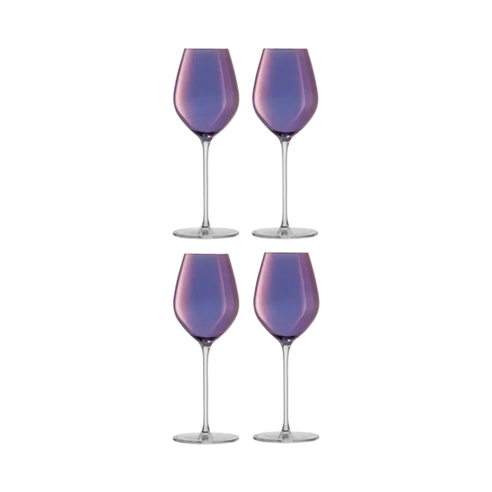 Aurora Champagne Tulip Glass 285ml Polar Violet x 4