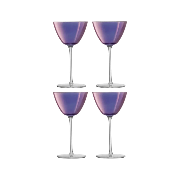 Aurora Martini Glass - Polar Violet 4pcs