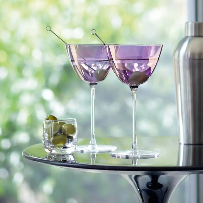 Aurora Martini Glass - Polar Violet 4pcs
