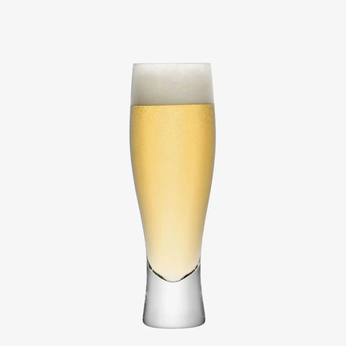 Bar Lager Glass 400ml Clear x 4