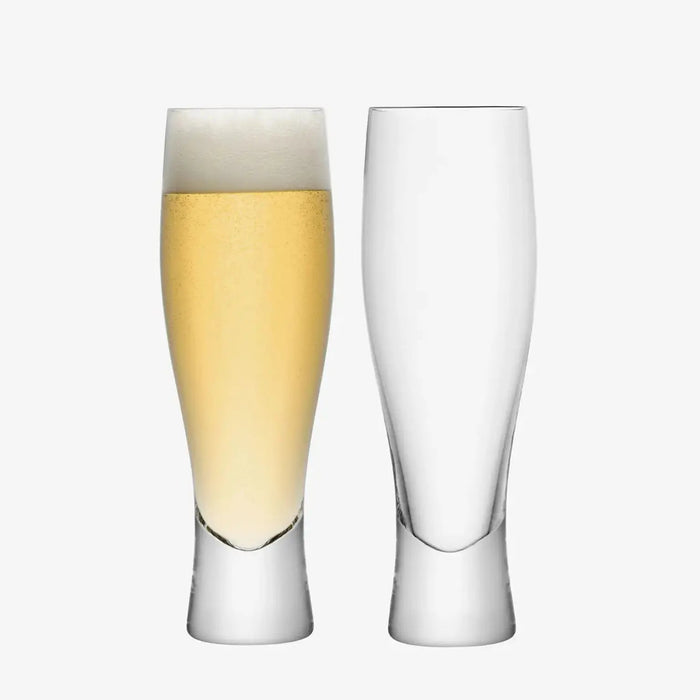 Bar Lager Glass 400ml Clear x 4