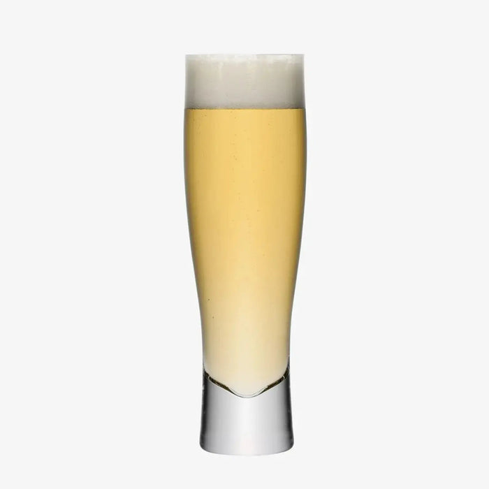 Bar Lager Glass 550ml Clear x 2