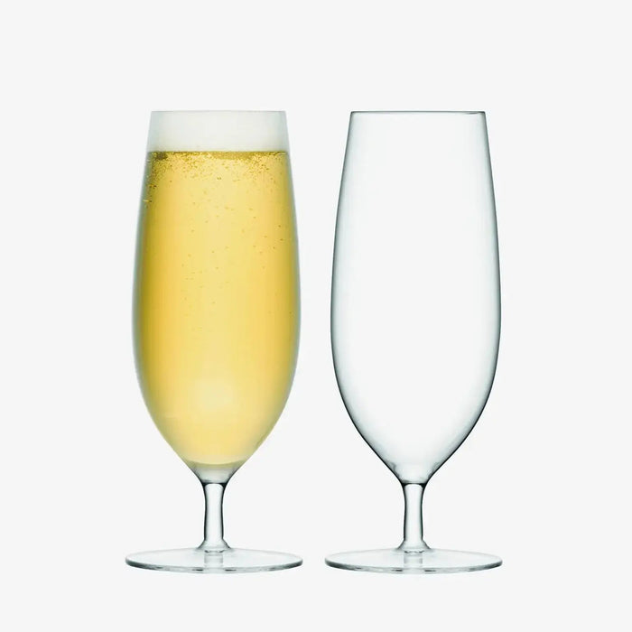 Bar Pilsner Glass 450ml Clear x 2
