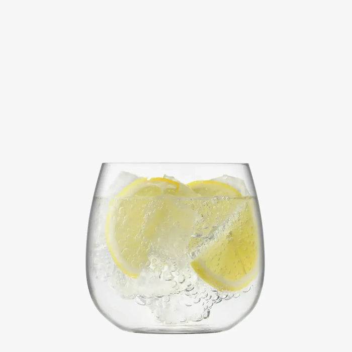 Borough Stemless Glass 370ml Clear x 4