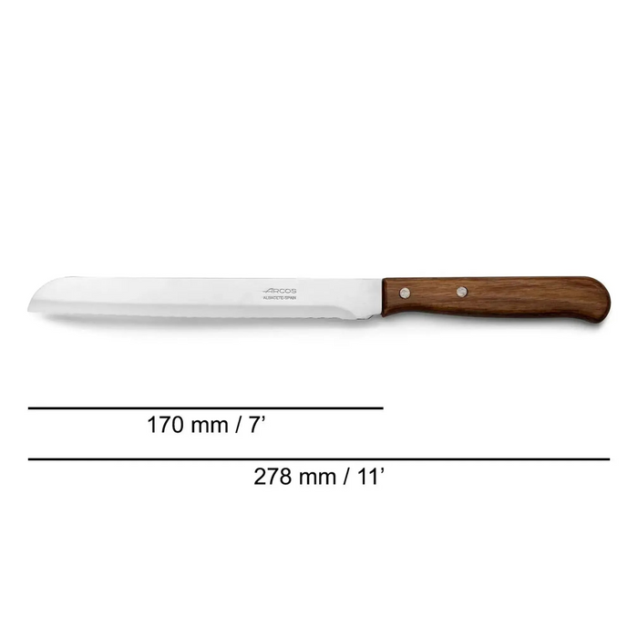 Bread Knife Serrated 170 Mm. Box - Latina