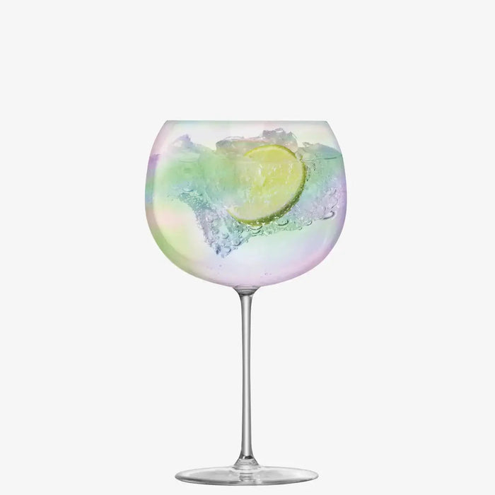 Bubble Balloon Glass 680ml Pearl x 4