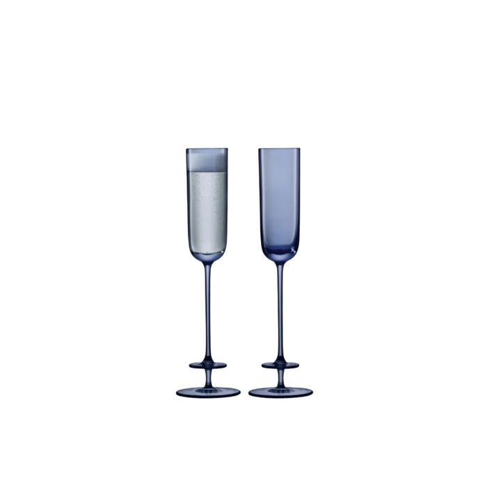 Champagne Flute 130ml Midnight Blue x 2