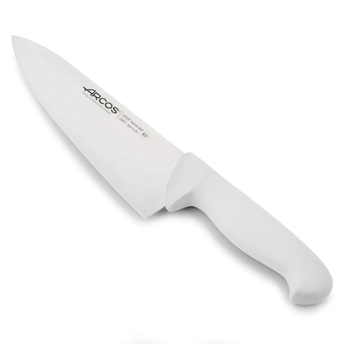 Chef's Knife  White Wide 200 Mm. D. Sleeve - 2900, Arcos