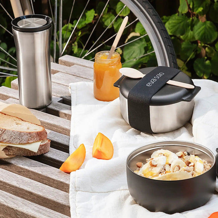 City To Go Cup 0.35L - Steel/Black - Eva Solo