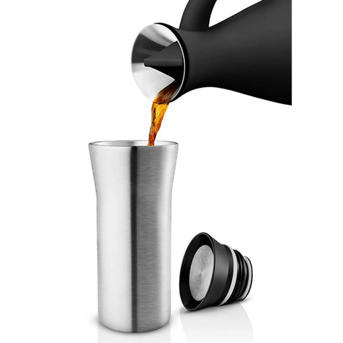 City To Go Cup 0.35L - Steel/Black - Eva Solo