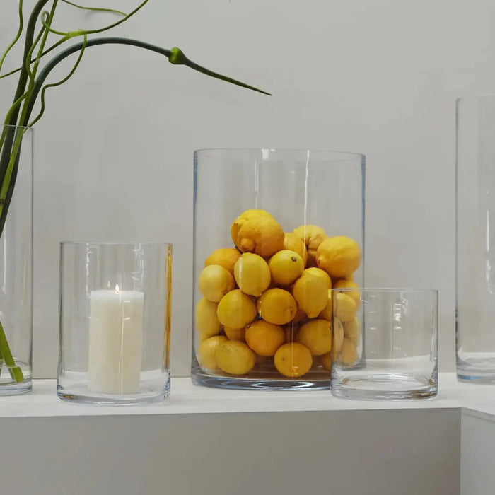 Column Vase/Candleholder Clear