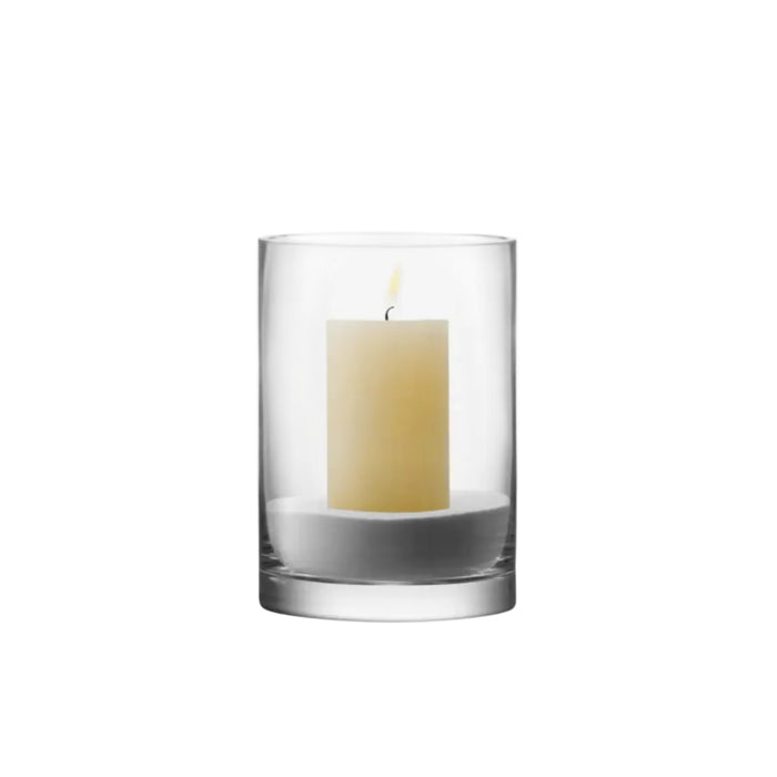 Column Vase/Candleholder H24 x Ø 17cm Clear
