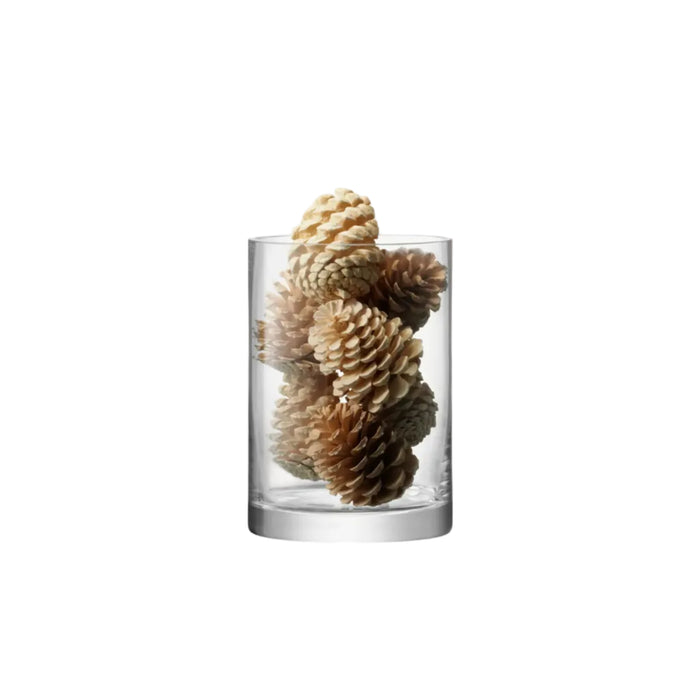 Column Vase/Candleholder H24 x Ø 17cm Clear