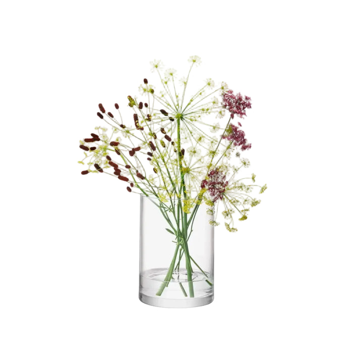 Column Vase/Candleholder H24 x Ø 17cm Clear