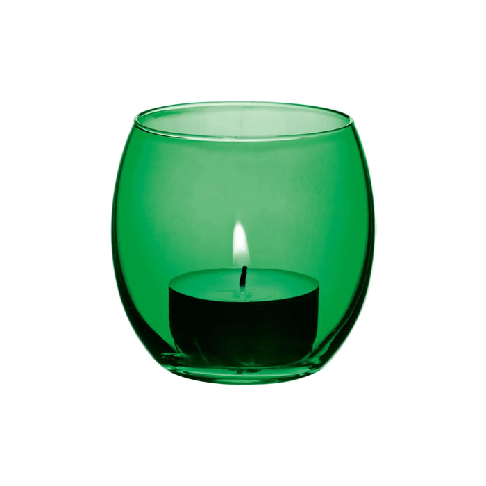 Coro Tealight Holder H6.5cm Leaf Assorted x 4